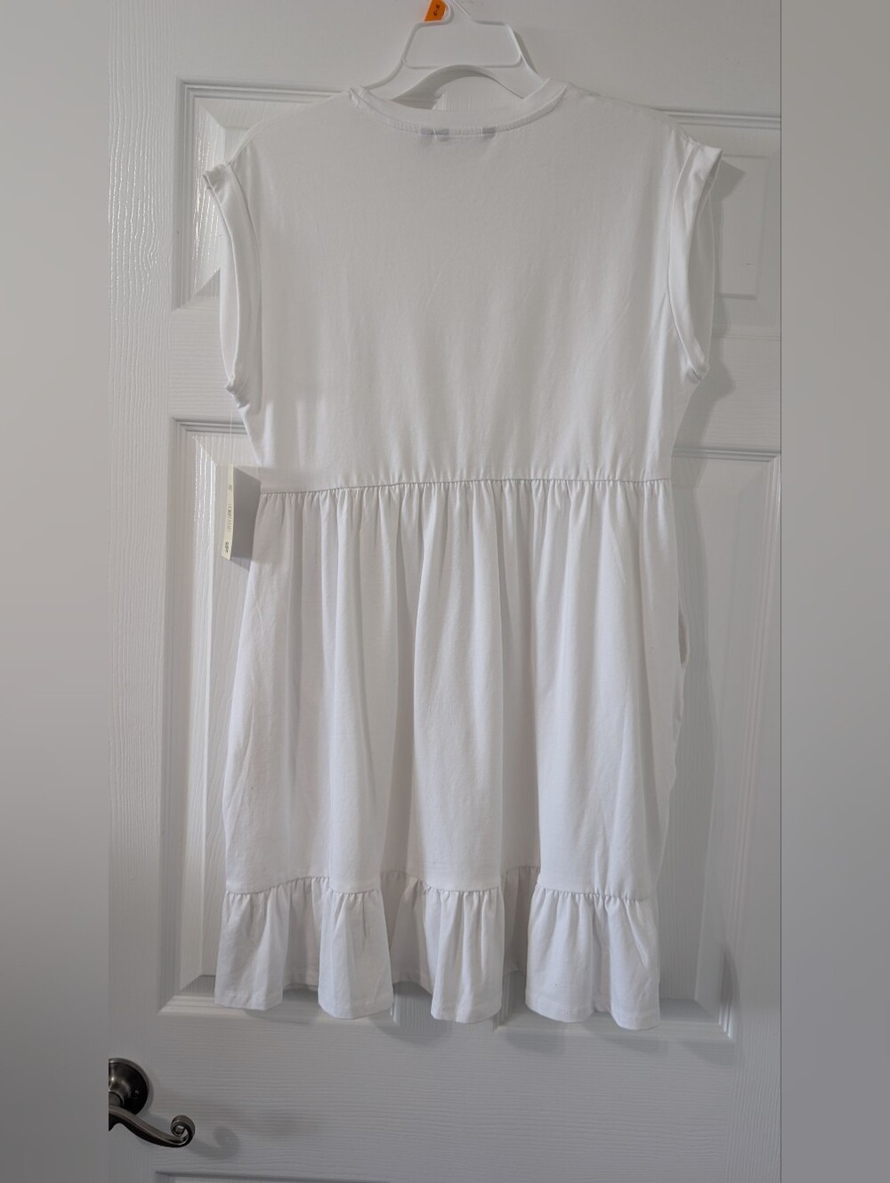 George White Ruffle-Hem Cotton Dress - Picture 3 of 8